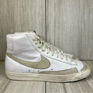 Nike Blazer Mid 77 High Vintage White Lace Up Sneaker Casual Shoes Mens Size 8.5